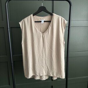 Tan Camel Color Blouse T Shirt